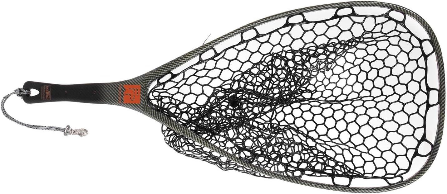 Fishpond rubber mesh trout net